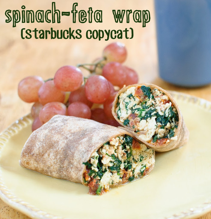 Copycat Starbucks Egg White, Spinach & Feta Wrap Recipe
