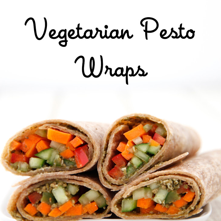 Vegetaran Pesto Wrap Recipe