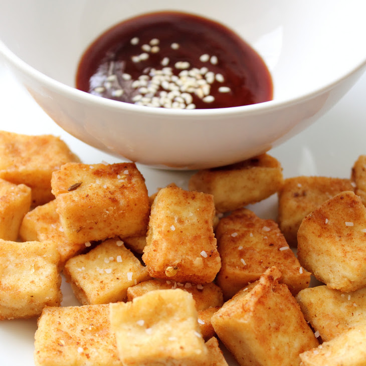 Crispy Fried Tofu & Sesame Dipping Sauce Recipe