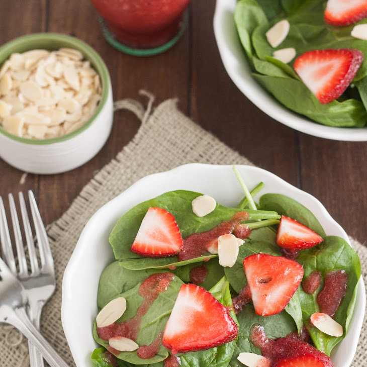 Spinach Salad With Strawberry Champagne Vinaigrette Recipe