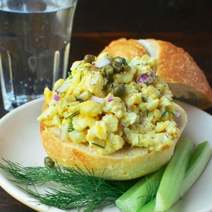 Quick, Easy Scrambled Egg Salad Recipe