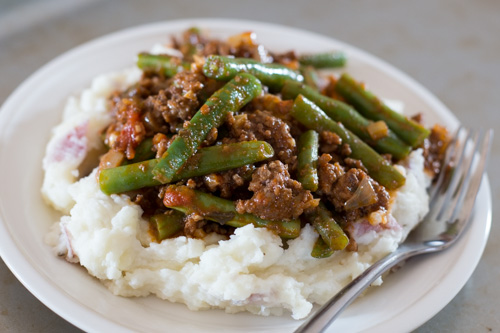 Lebanese Beef and Green Beans Recipe