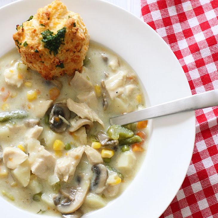 Chicken Pot Pie Soup Recipe.