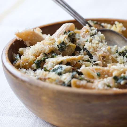 Chicken and Swiss Chard Pasta Bake Recipe