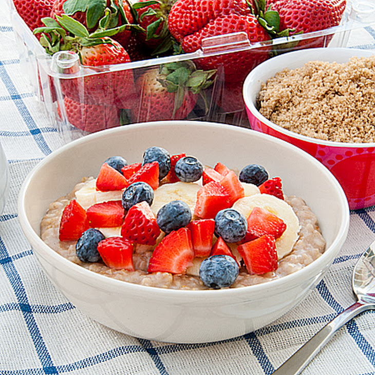 Overnight Slow Cooker Oatmeal Recipe