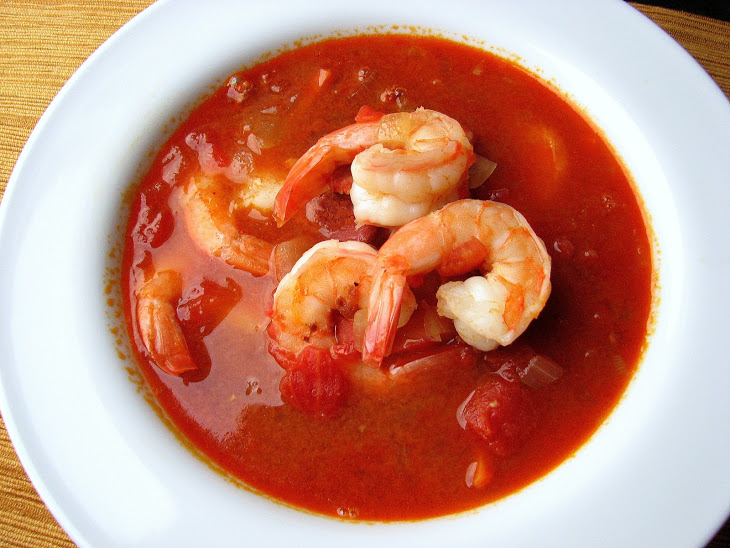 Smoky Shrimp-and-Chorizo Soup Recipe