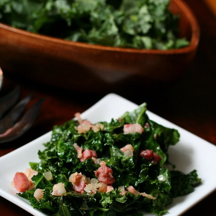 Spicy StirFried Kale with Pancetta and Onions Recipe