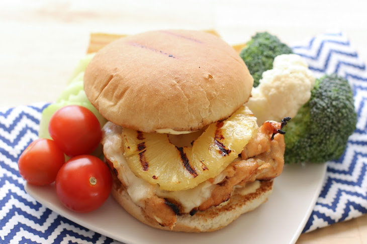 Hawaiian Grilled Chicken Sandwiches Recipe