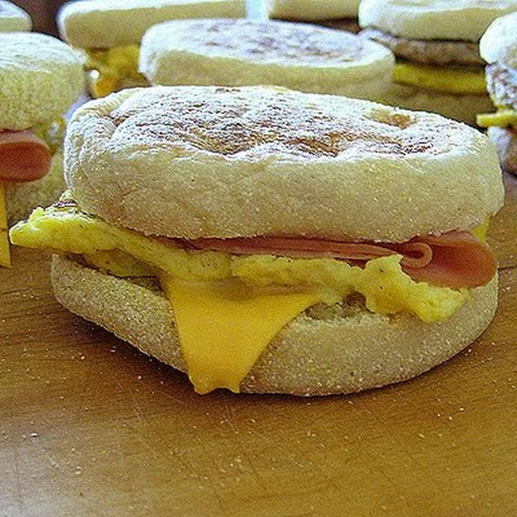 Freezer Egg and Muffin Sandwiches Recipe