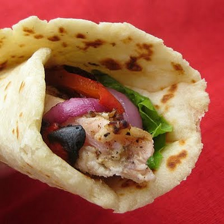 Chicken Caesar Pita Wraps Recipe