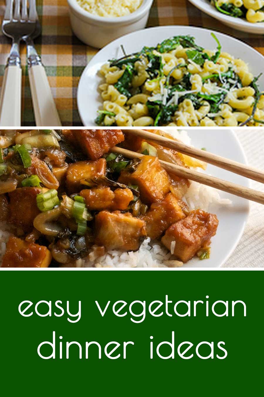 20 easy vegetarian dinner ideas