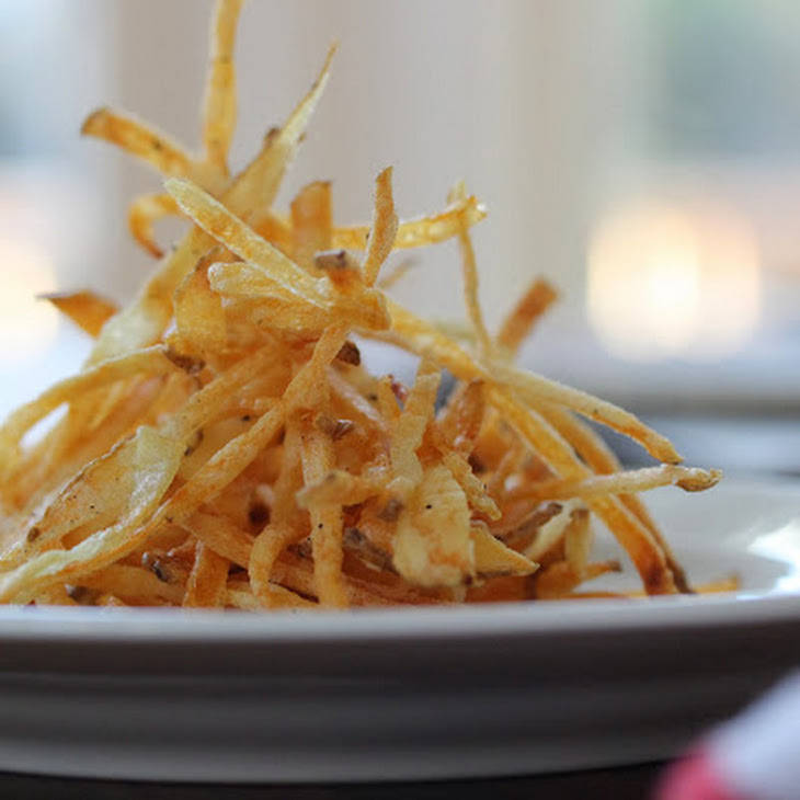 Baked Shoestring Potato Fries Recipe