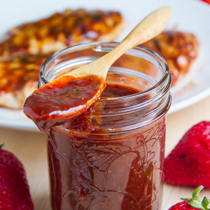 Roasted Strawberry BBQ Sauce Recipe
