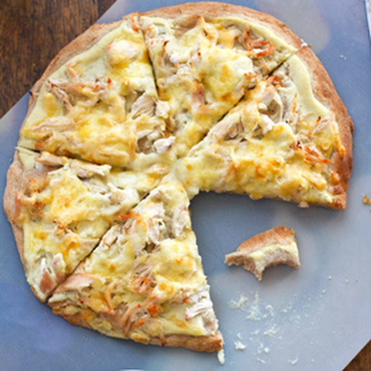 Healthy Chicken Alfredo Pizza Recipe