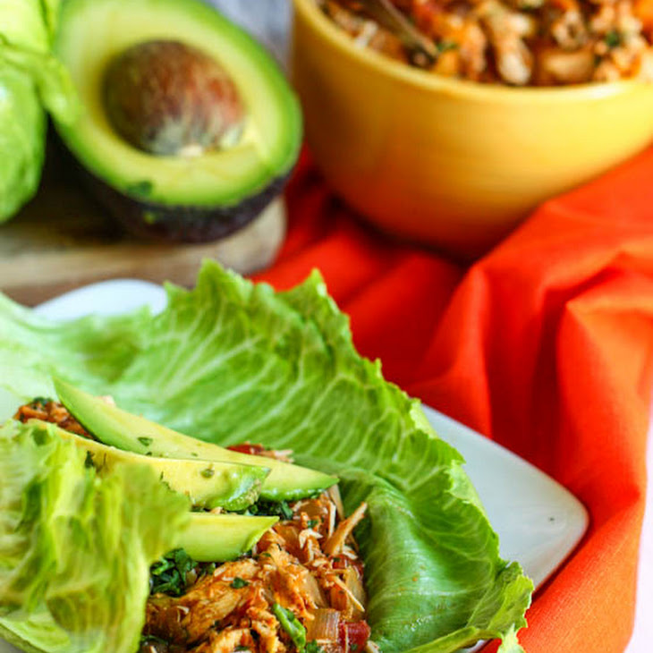 Crock Pot TexMex Chicken Lettuce Wraps Recipe