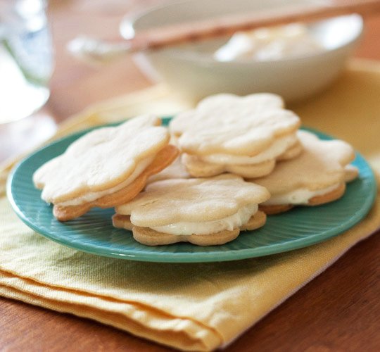 Lemon Sandwich Cookies with Triple Citrus Filing Recipe