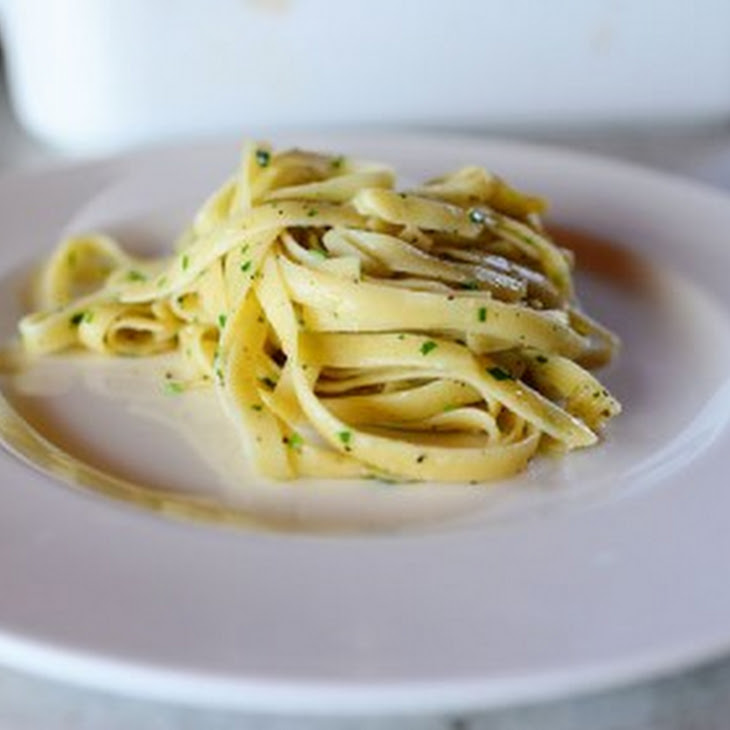 Buttery Lemon Parsley Noodles Recipe