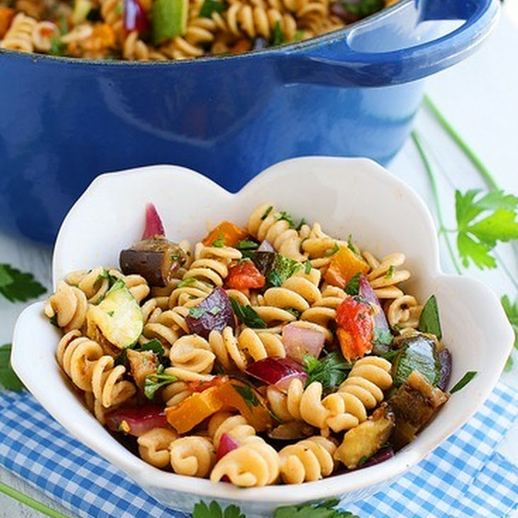 Grilled Ratatouille Pasta Recipe