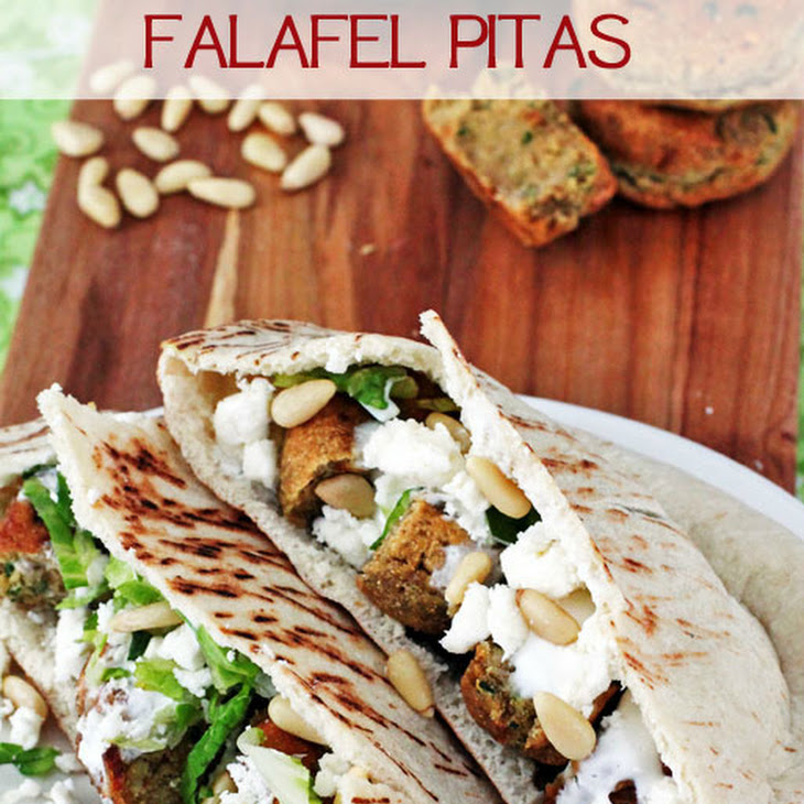 Chickpea Flour Falafel Pitas Recipe