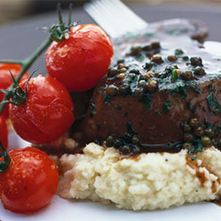 Eye Fillet With Green Peppercorn Sauce Recipe