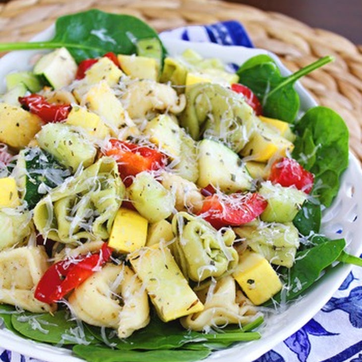 Tortellini Spinach Salad Recipe