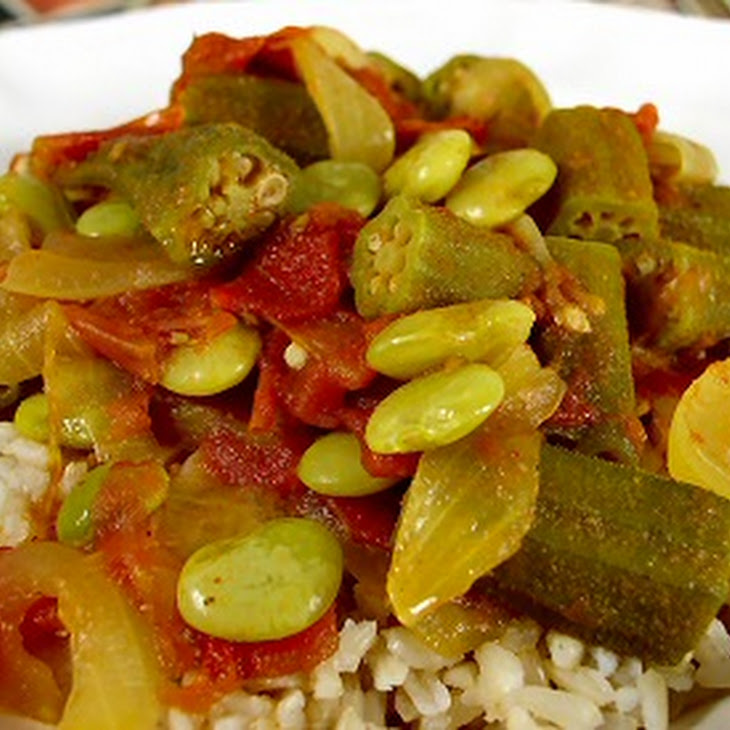 Okra and Lima Bean Masala Recipe