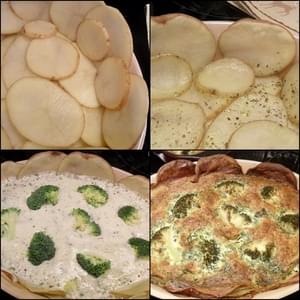 Potato Crust Spinach Quiche – How to Have Eggs and Potatoes for Dinner or Lunch and Enjoy It