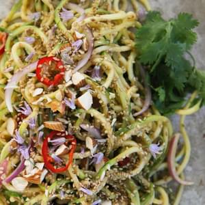 Thai Zucchini Noodle Salad