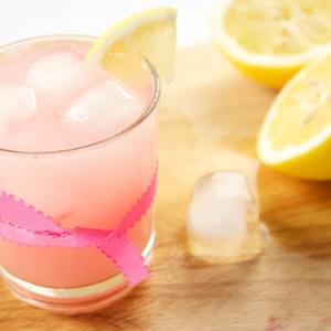 Rhubarb, Rose & Lemon Cocktail