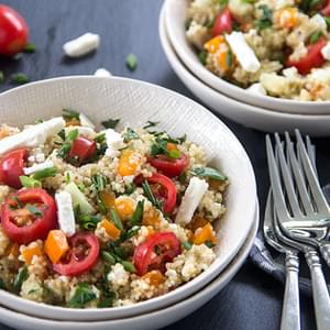 Greek Tomato-Feta Quinoa Salad