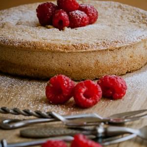 Raspberry And Almond Olive Oil Cake