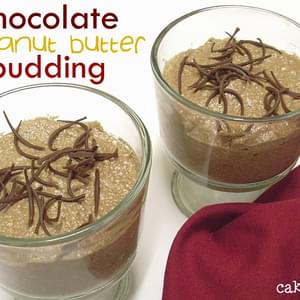 Healthier Chocolate and Peanut Butter Pudding