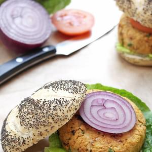 Mediterranean-style Chickpea Burgers With Sun-dried Tomatoes & Olives