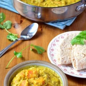 Sweet Potato and Almond Curry