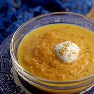 Carrot and cumin soup from 