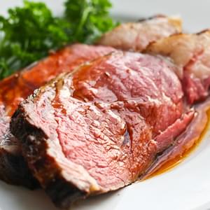 Perfect Prime Rib Roast with Red Wine Jus