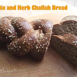 Garlic and Herb Challah Bread
