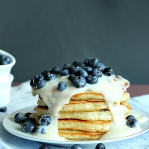 Blueberries ‘n’ Cream Pancakes