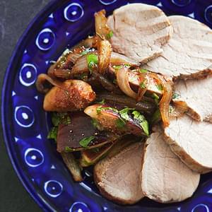 Pork Tenderloin with Figs and Onions