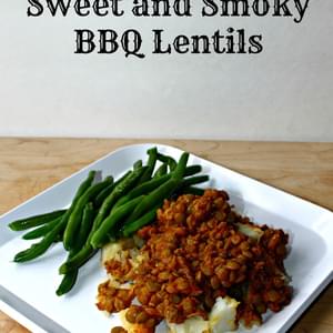 Sweet and Smoky BBQ Lentils