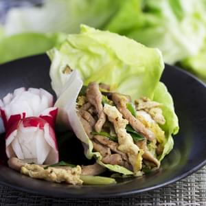 MOO SHU PORK Lettuce Wraps