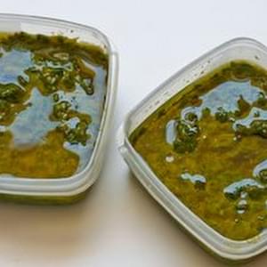 French Pistou Sauce (Fresh Basil, Garlic, and Olive Oil Sauce)
