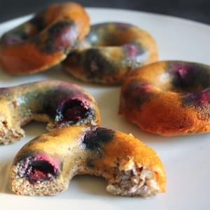 Blueberry Protein Breakfast Donuts