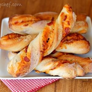 Twisted Pizza Breadsticks