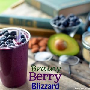 Berry Brainy Blizzard- A Smoothie For Kids