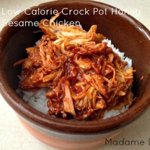 Low Calorie Crock Pot Honey Sesame Chicken