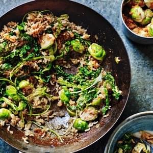 Korean Brown Rice & Brussels Sprouts
