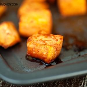 Honey Cinnamon Roasted Sweet Potatoes