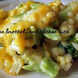 Broccoli Chicken and cheesy rice