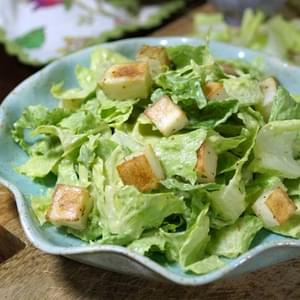 Avocado Caesar Salad (Vegan, Paleo)
